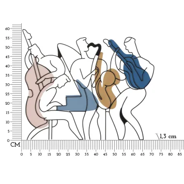 Płyta ścienna JAZZ 70 1,3 60 cm